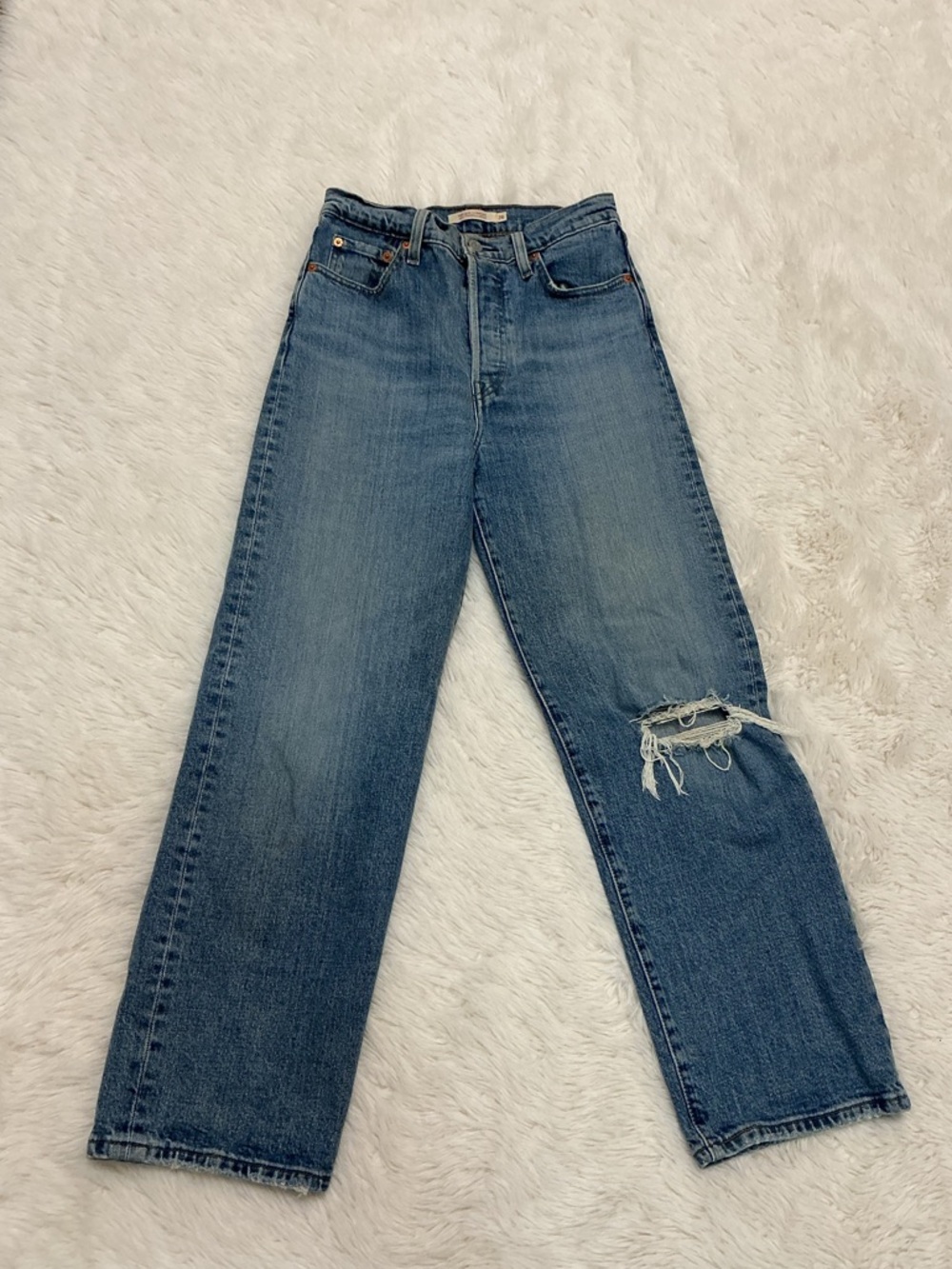 💜 Levi Strauss & Co - Ribcage Straight Jeans